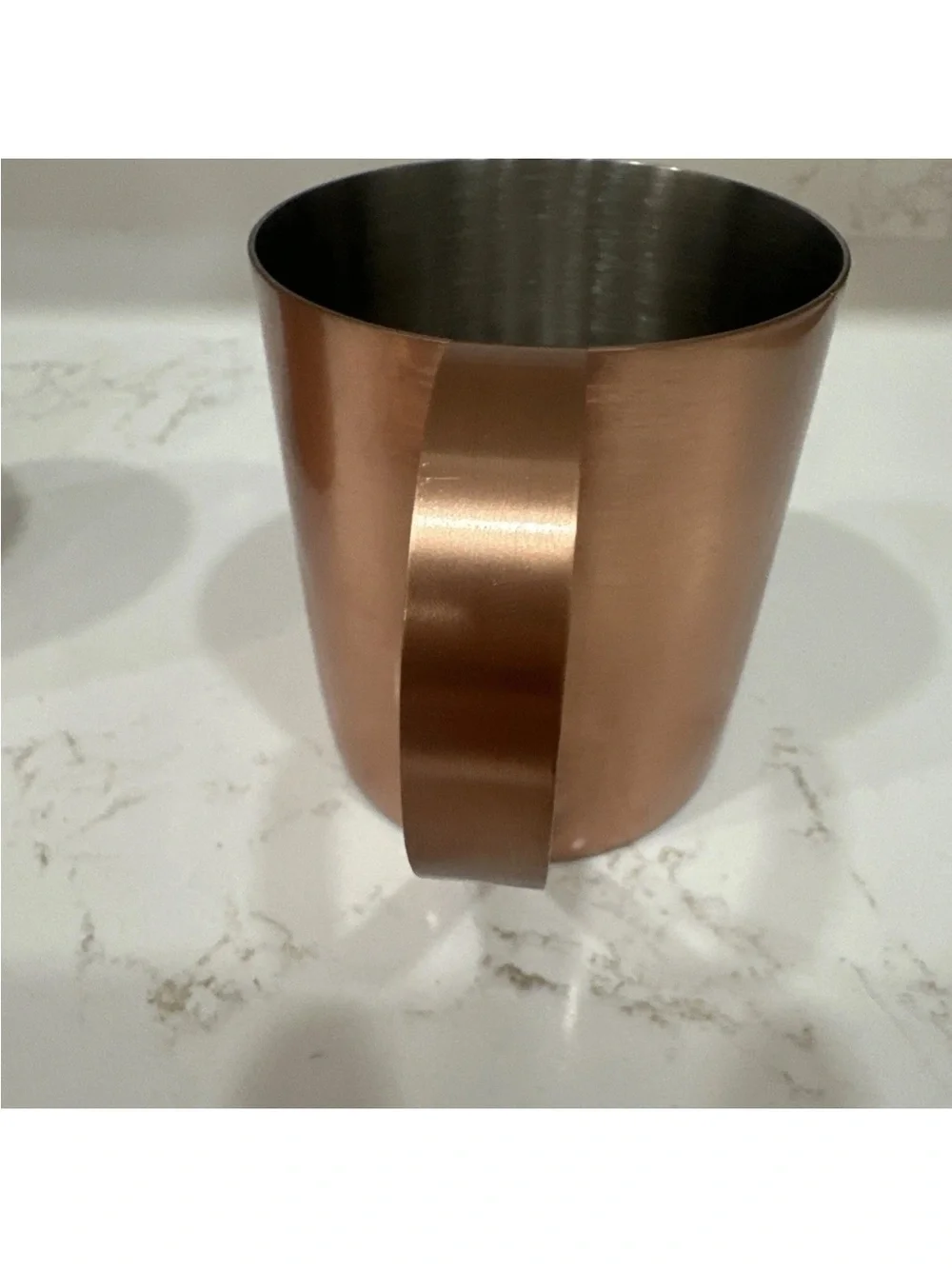 Crate & Barrel Copper Set Of 2 Mugs Quality Drinkwear India Metal